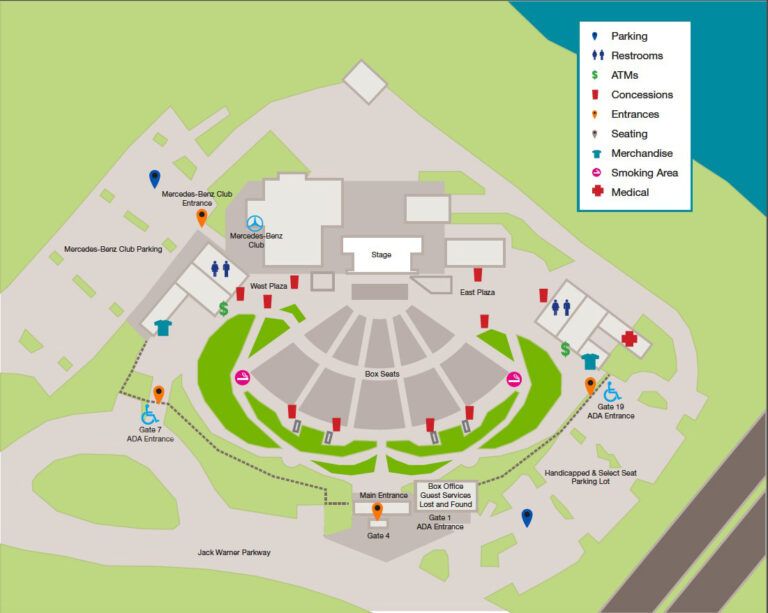 Venue & Seating Maps | Tuscaloosa, AL | Mercedes-Benz Amphitheater